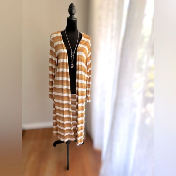 Ragdoll Open Front Knit Duster Cardigan Size M - Picture 9 of 16